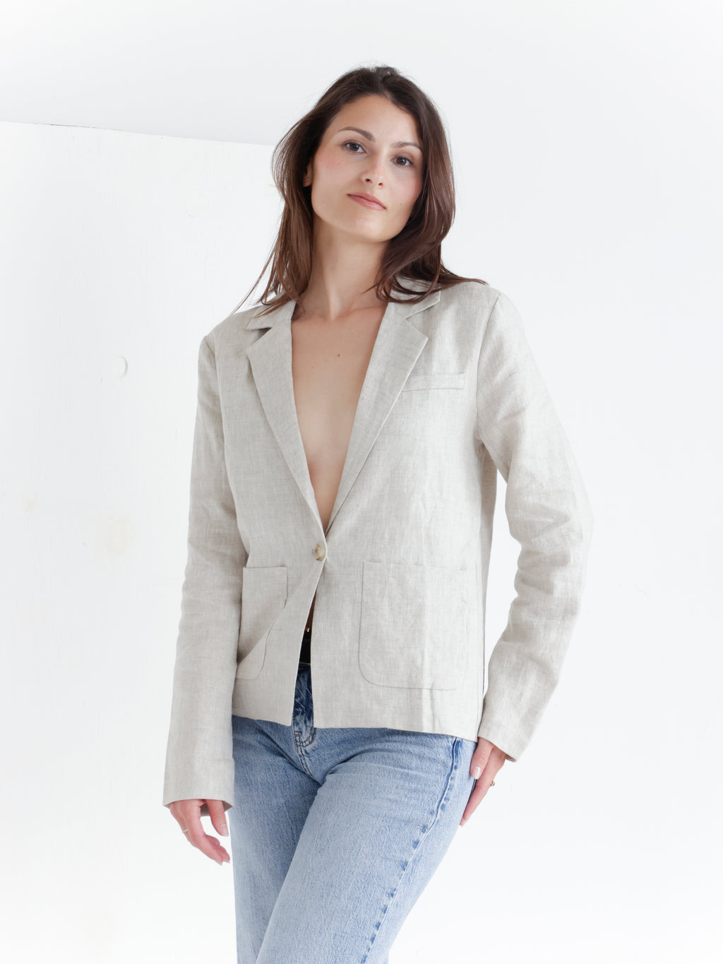 Blazer Linen beige