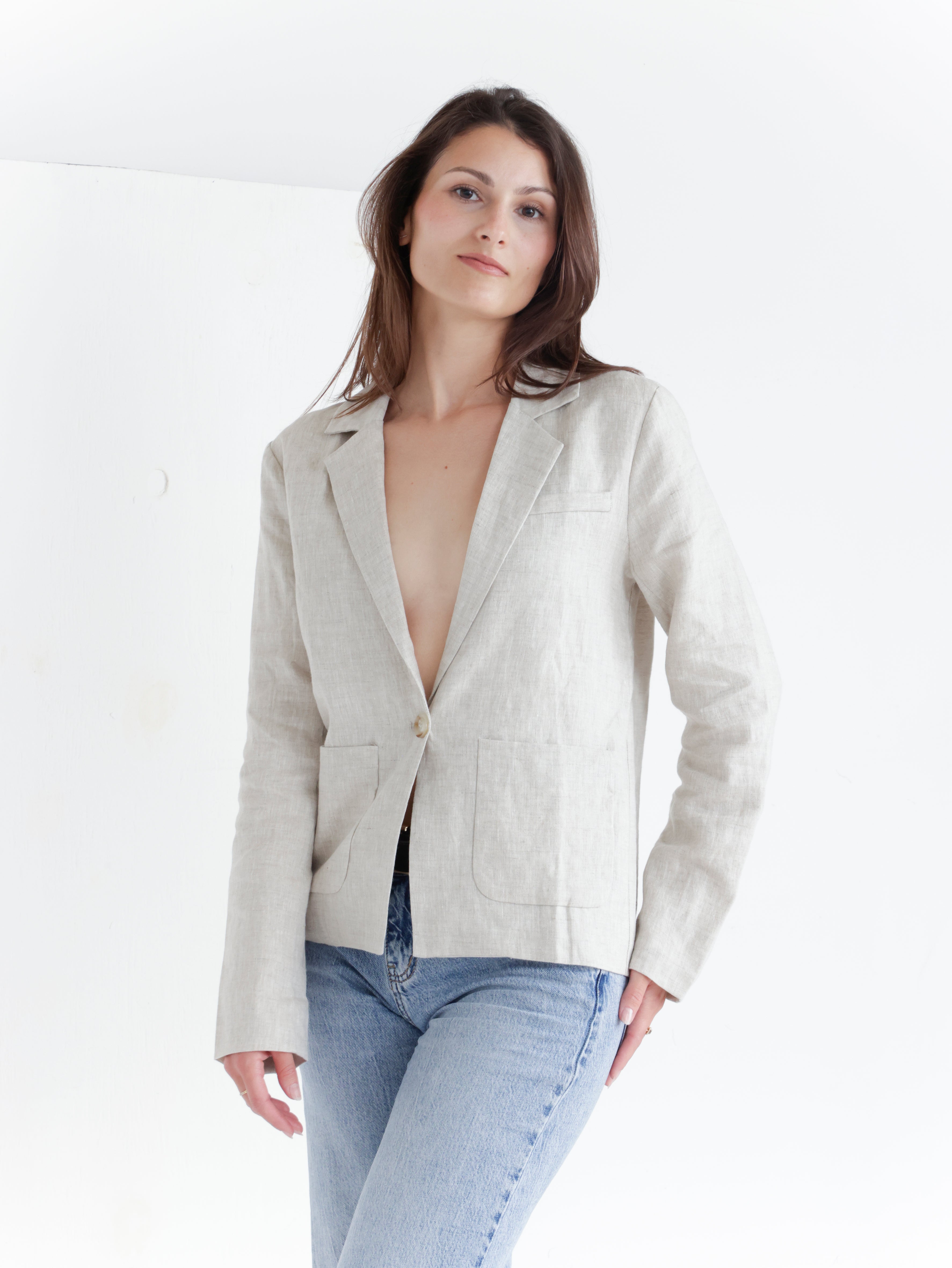 Blazer Linen beige