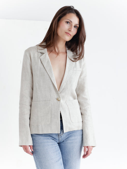 Blazer Linen beige