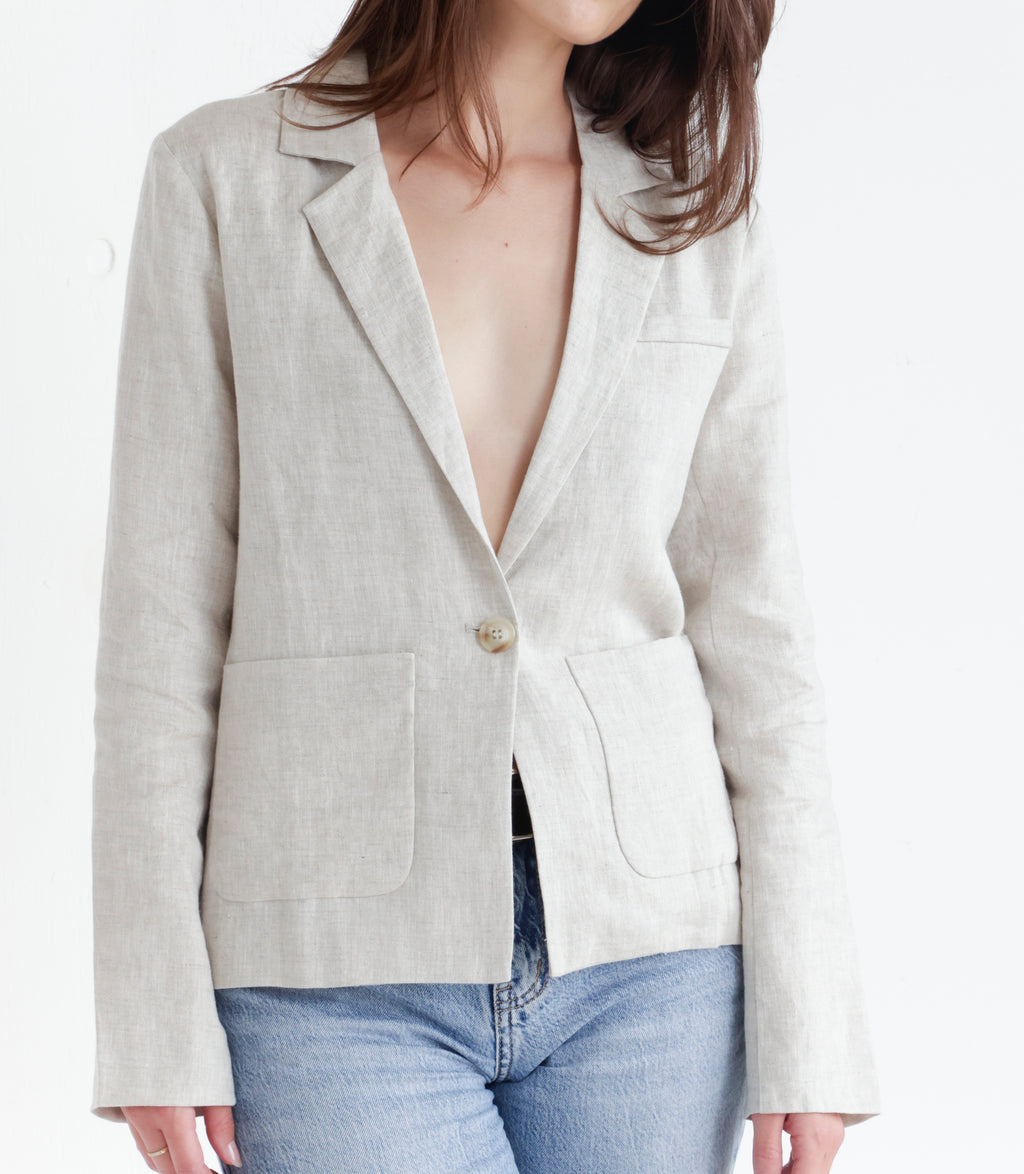 Blazer Linen beige