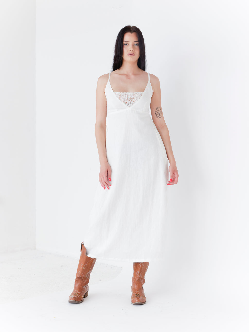 Obleka Linen lace