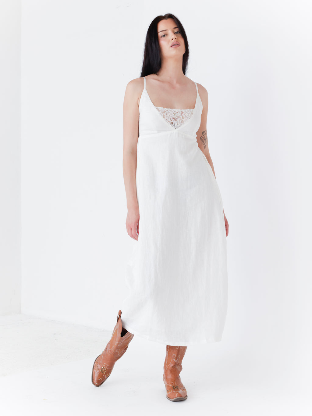 Obleka Linen lace