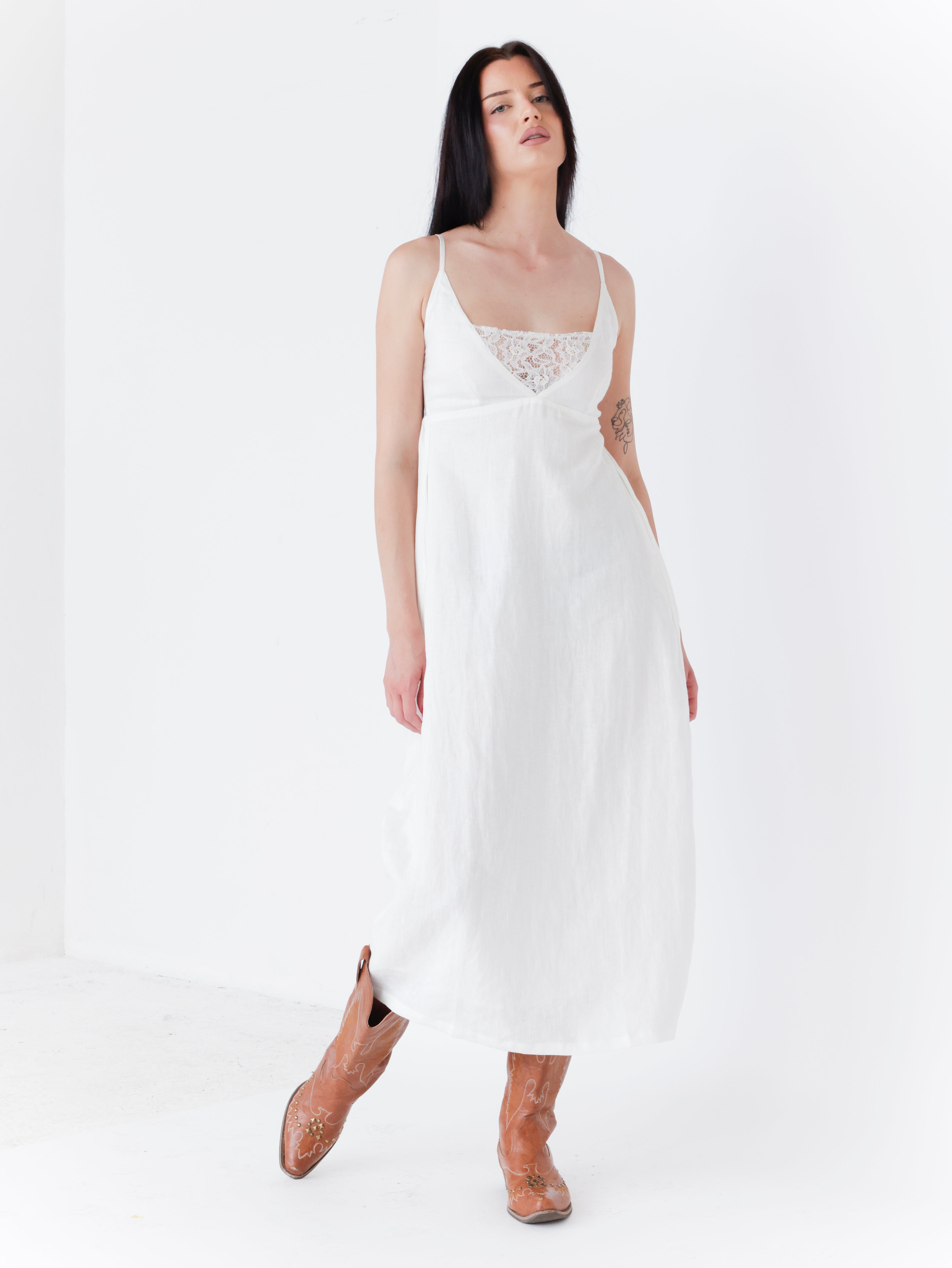 Obleka Linen lace