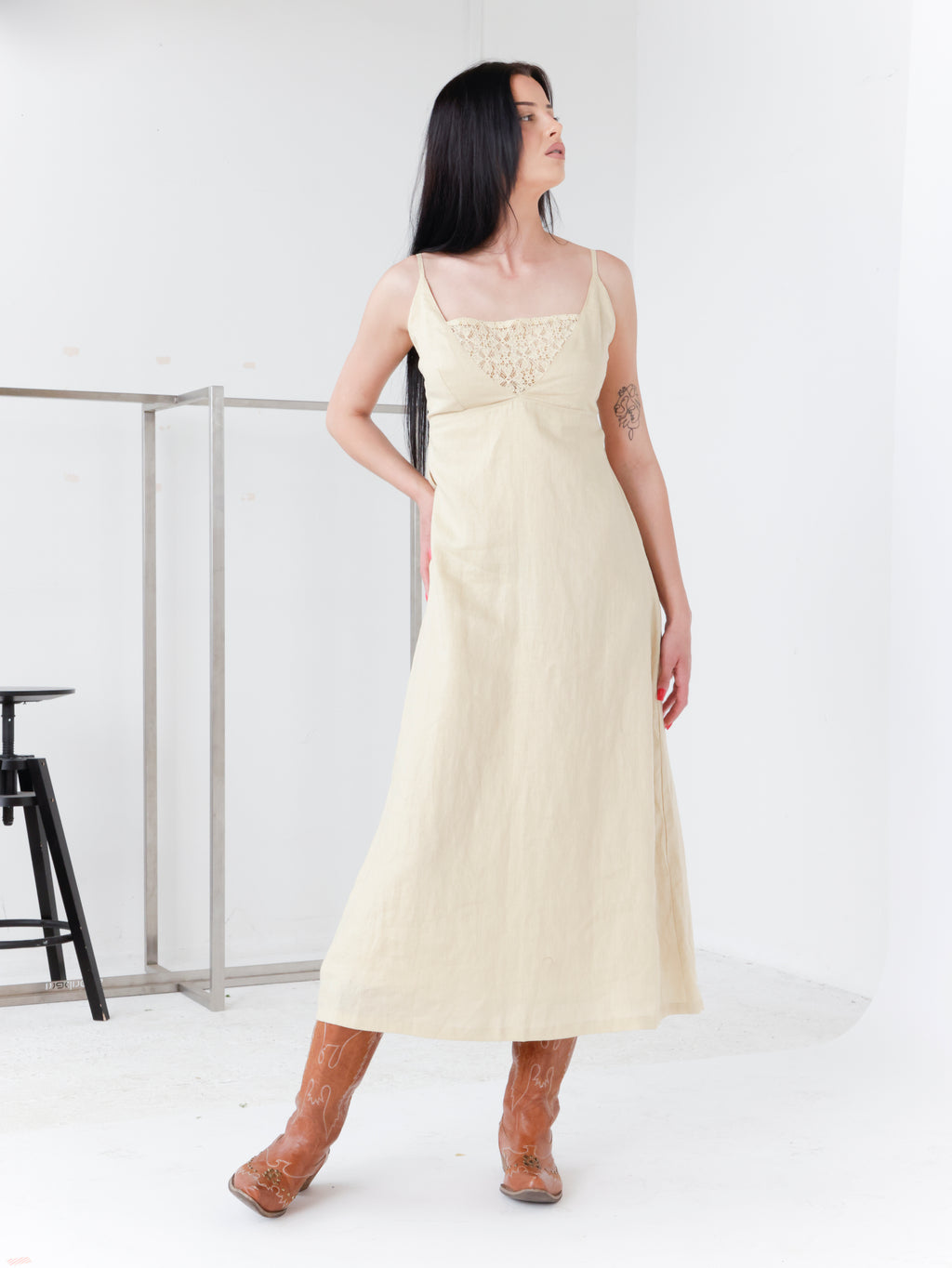 Obleka Linen lace