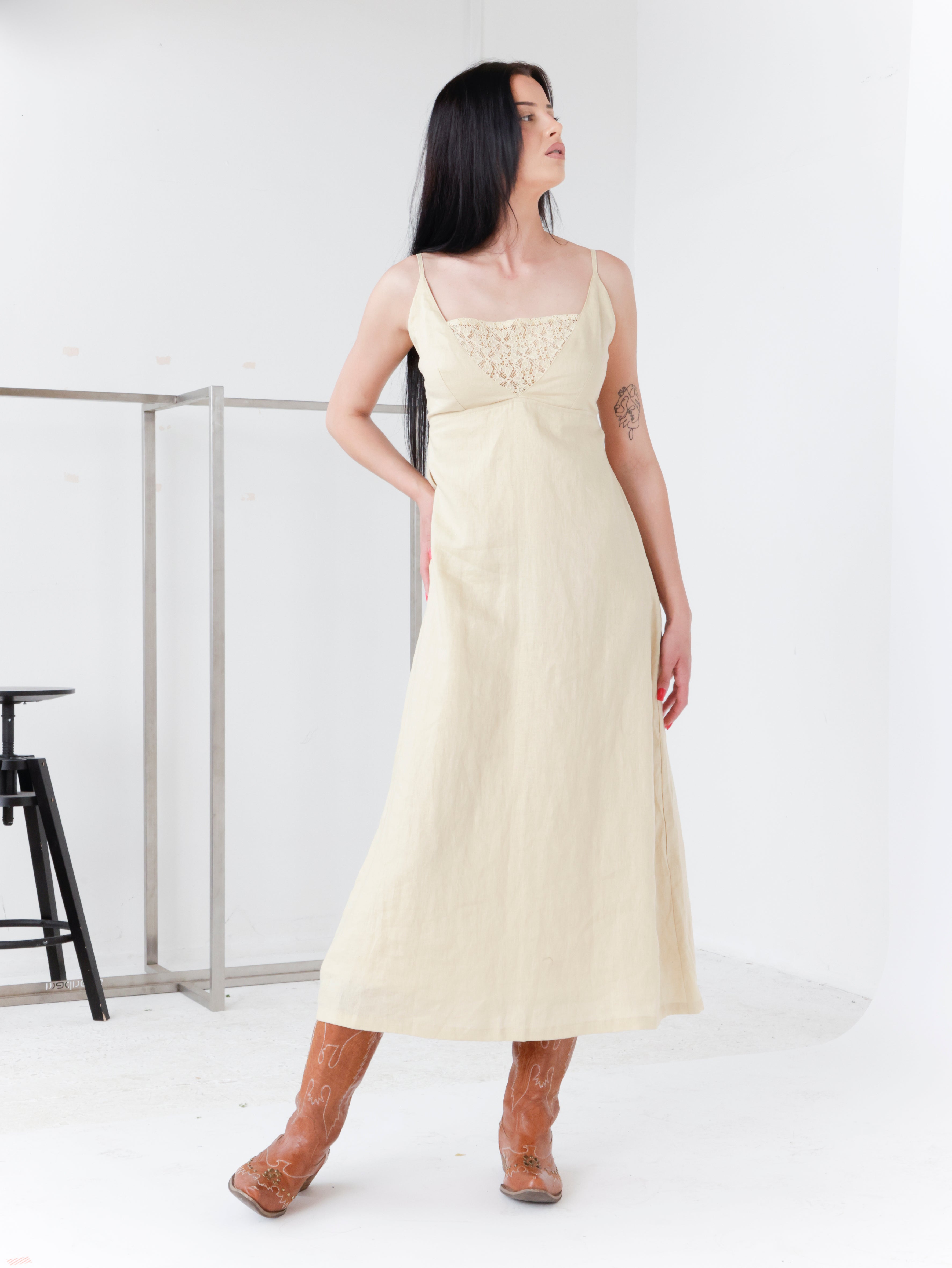Obleka Linen lace