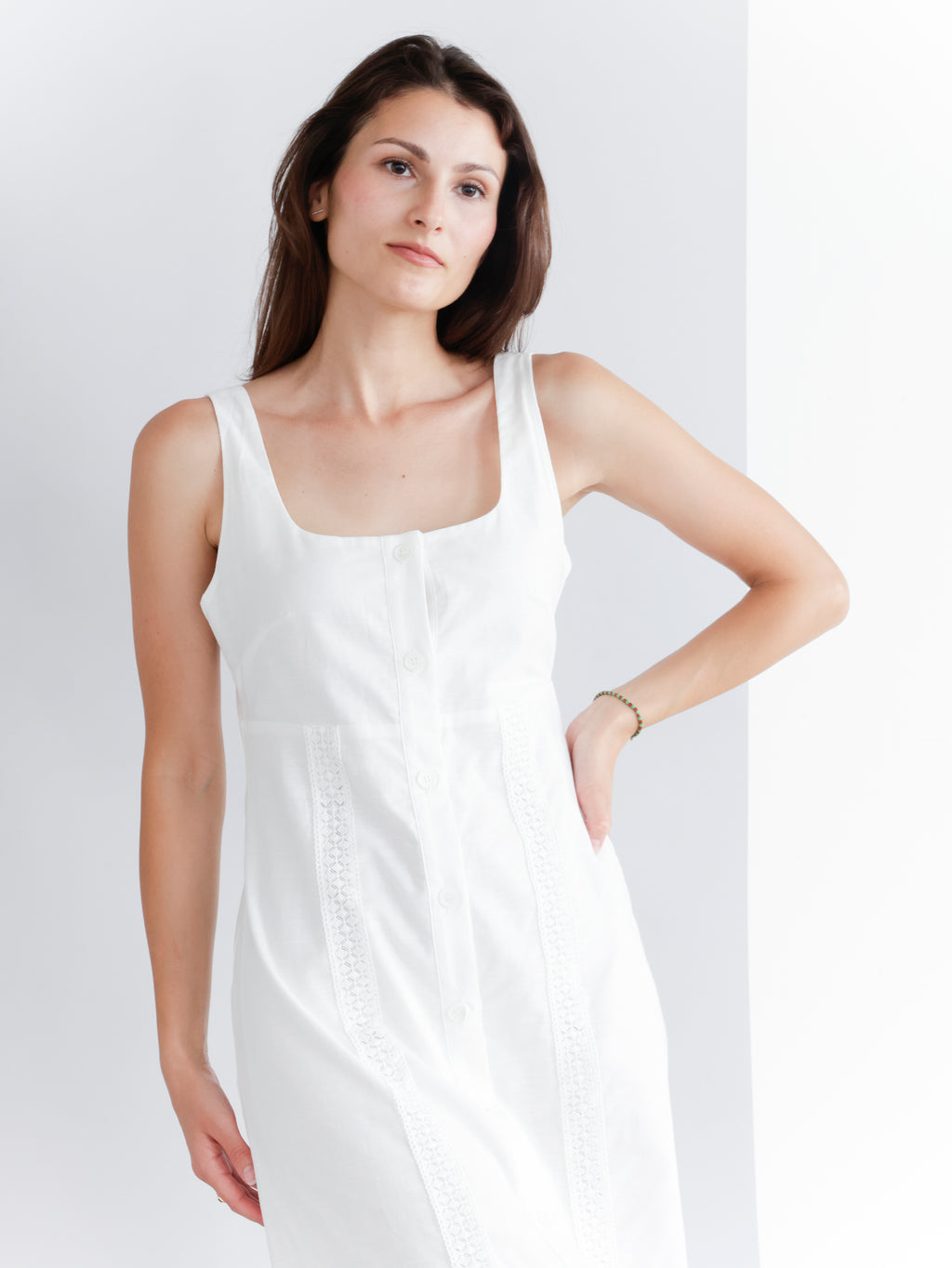 Obleka White lace
