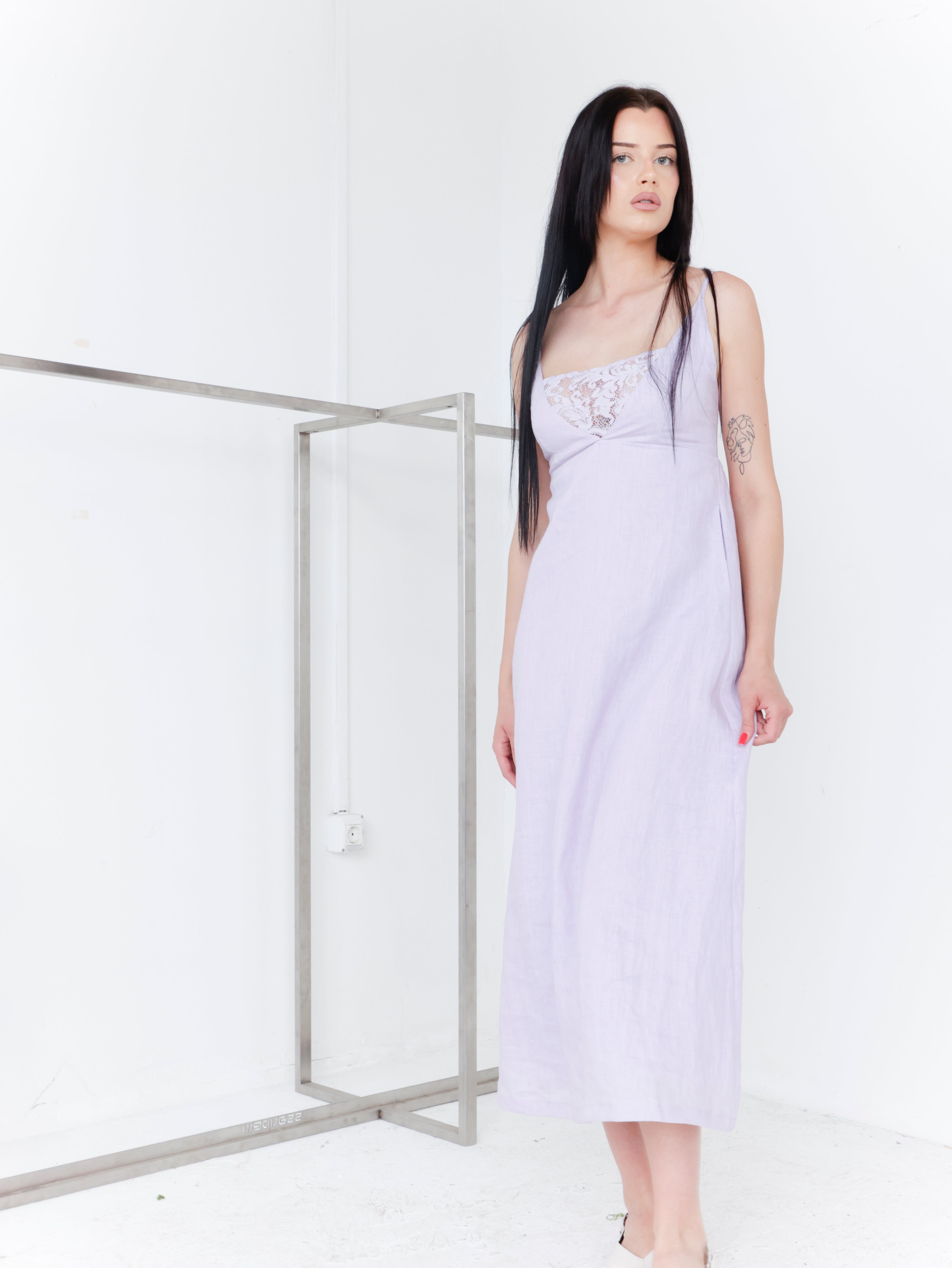 Obleka Linen lace