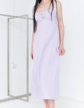 Obleka Linen lavender