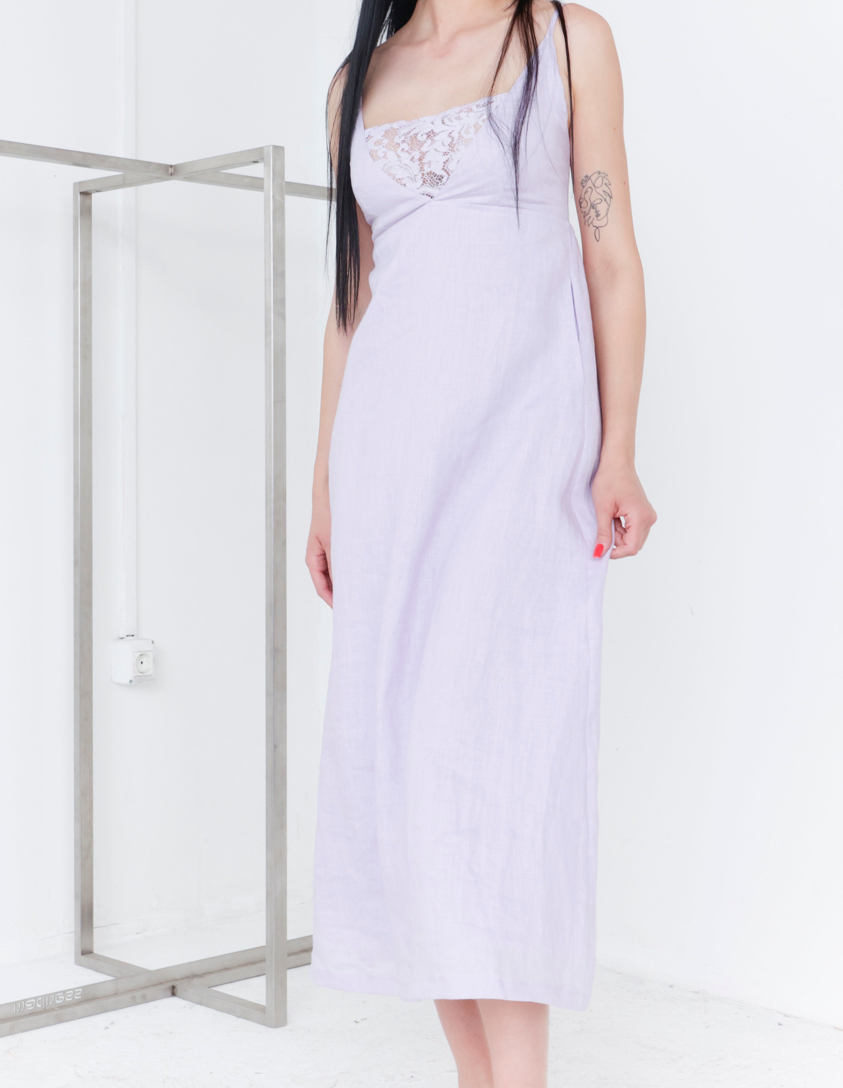 Obleka Linen lace