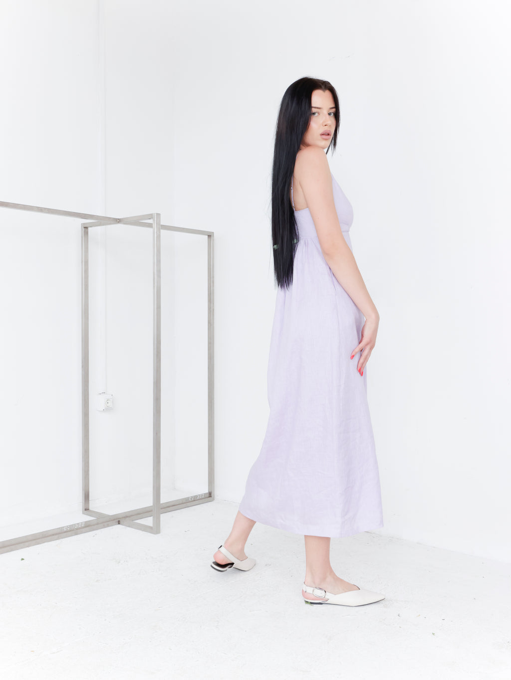 Obleka Linen lace