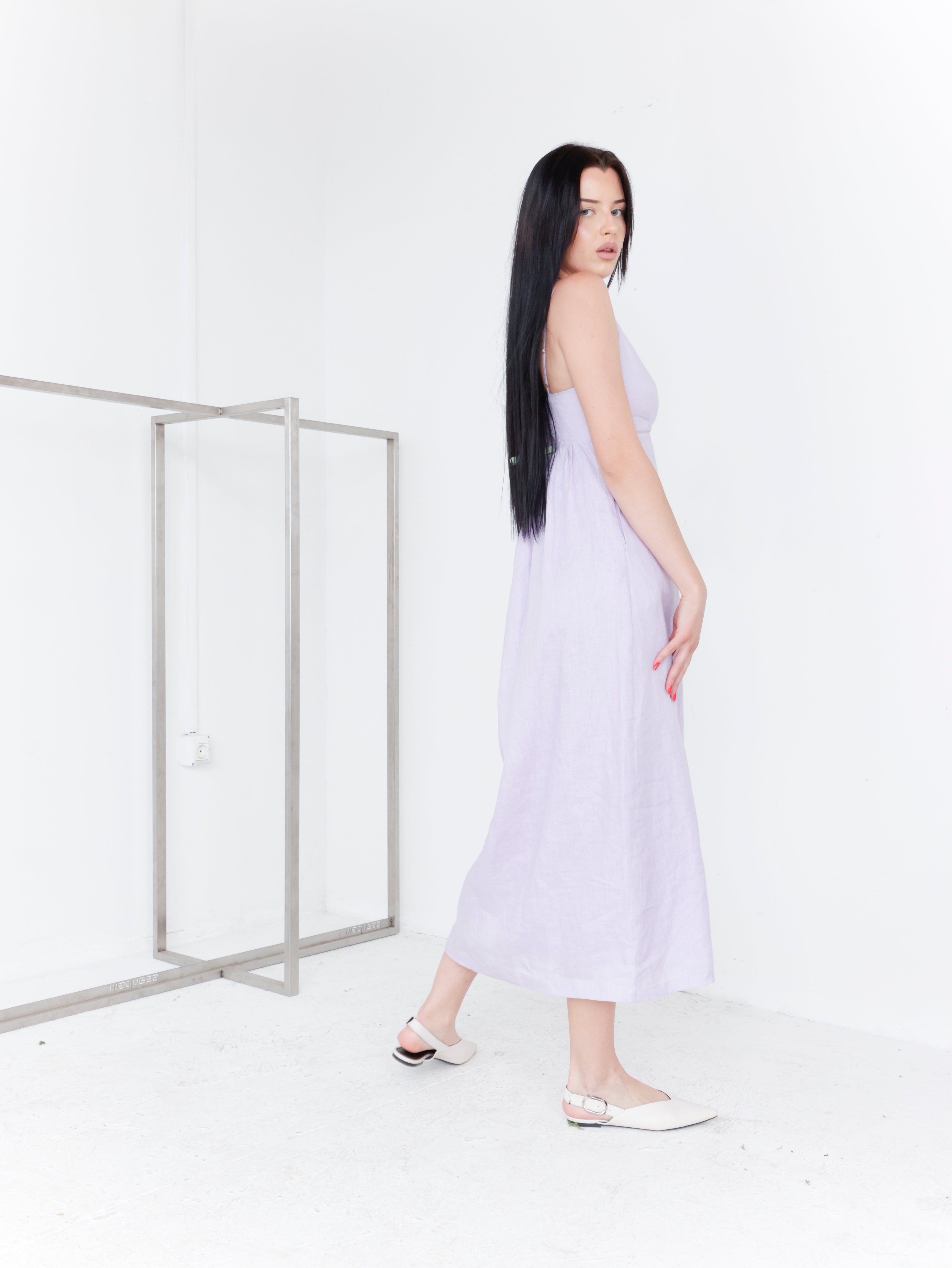 Obleka Linen lace