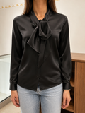 Srajca Mulberry silk black