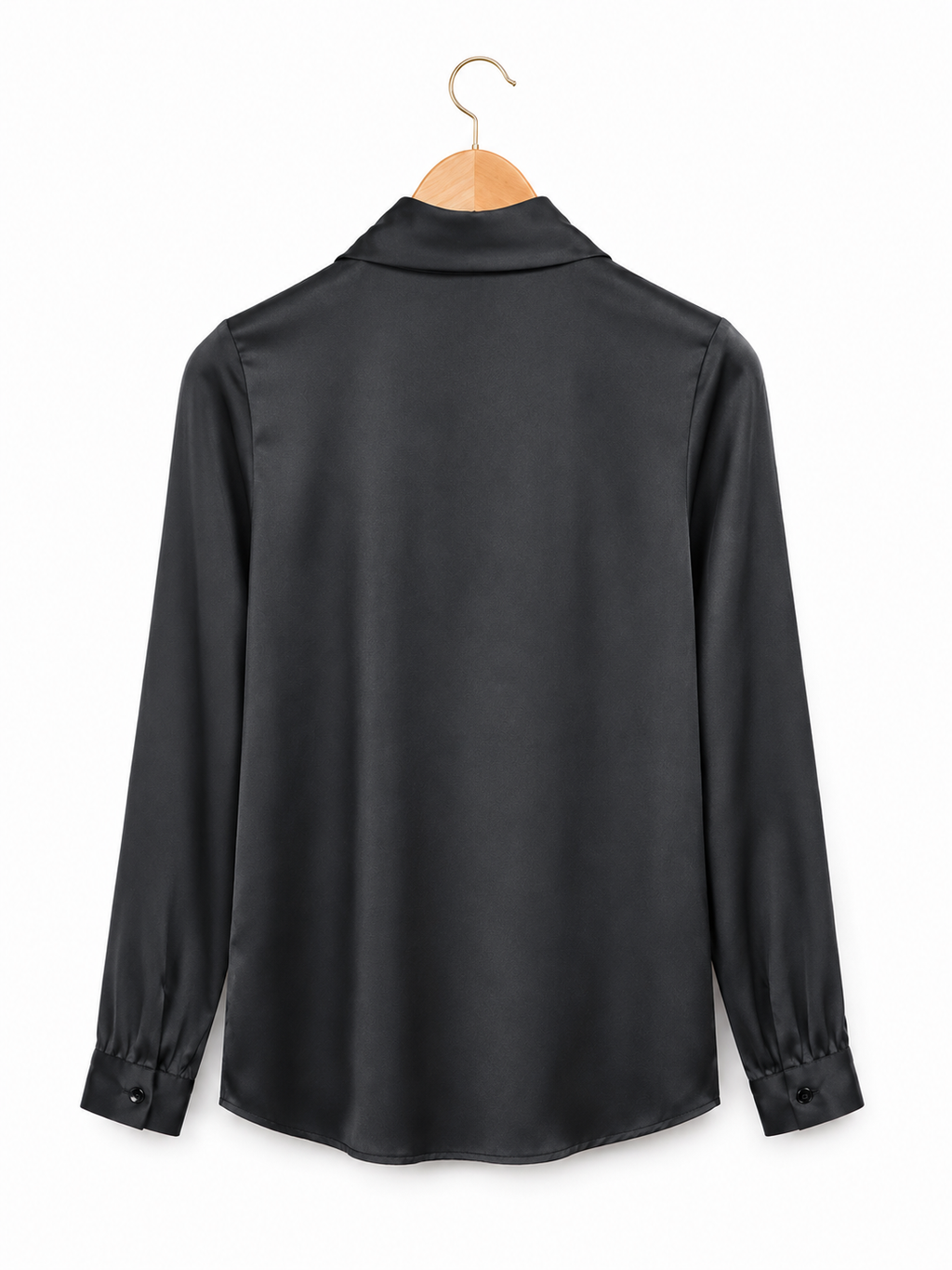 Srajca Mulberry silk black
