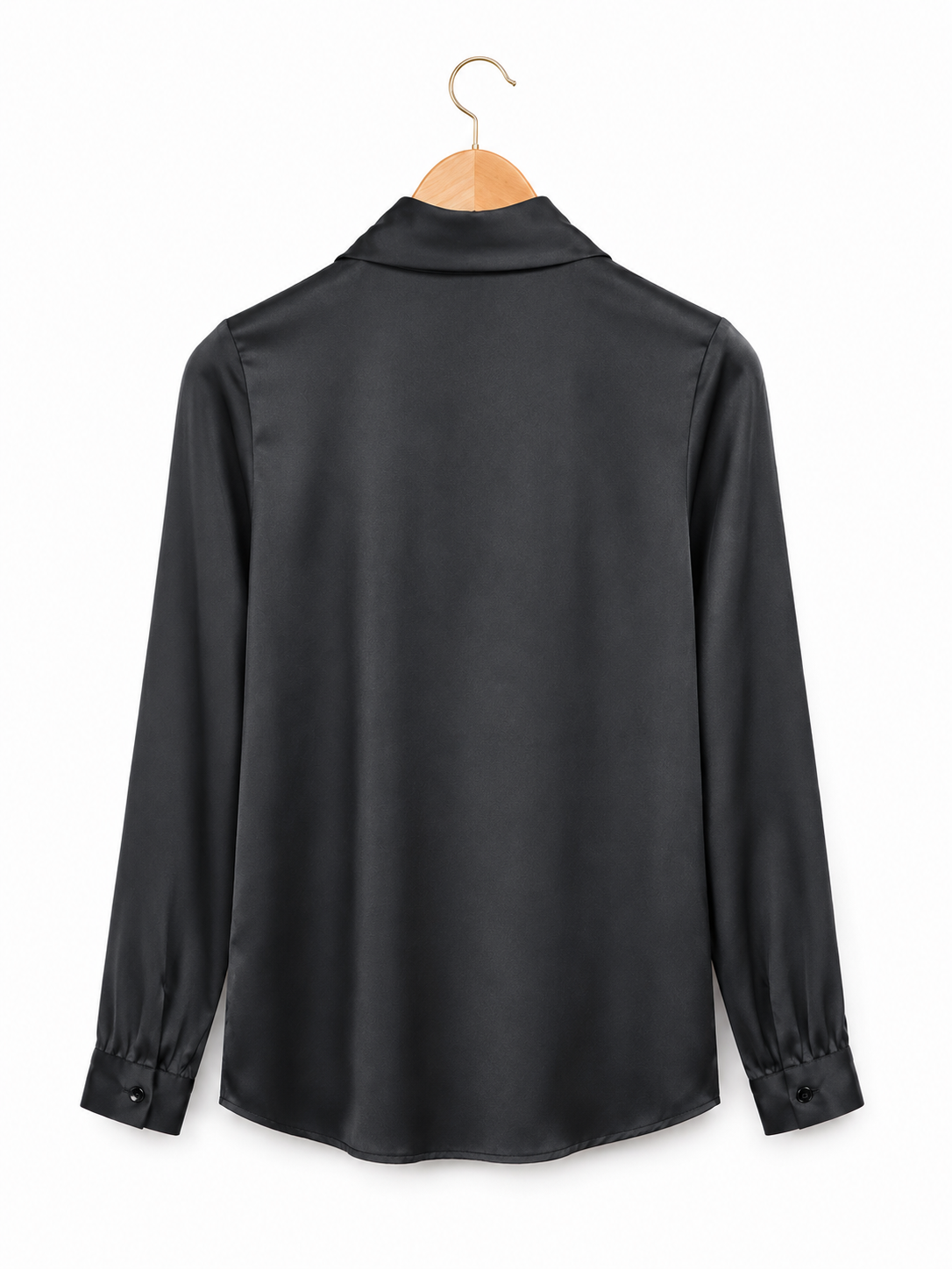 Srajca Mulberry silk black