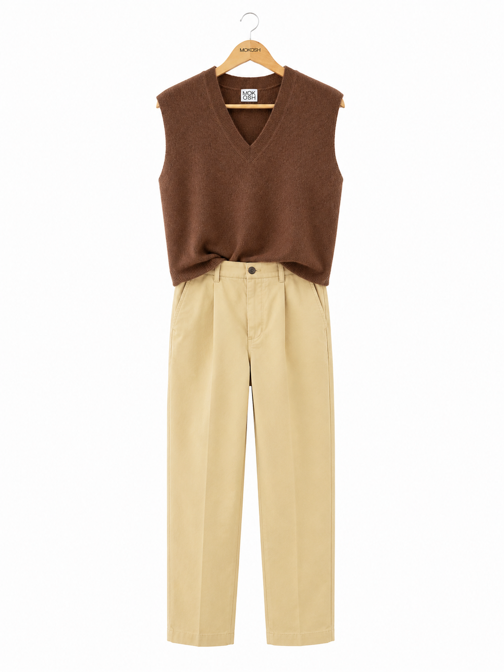 Vest Cashmere Brown