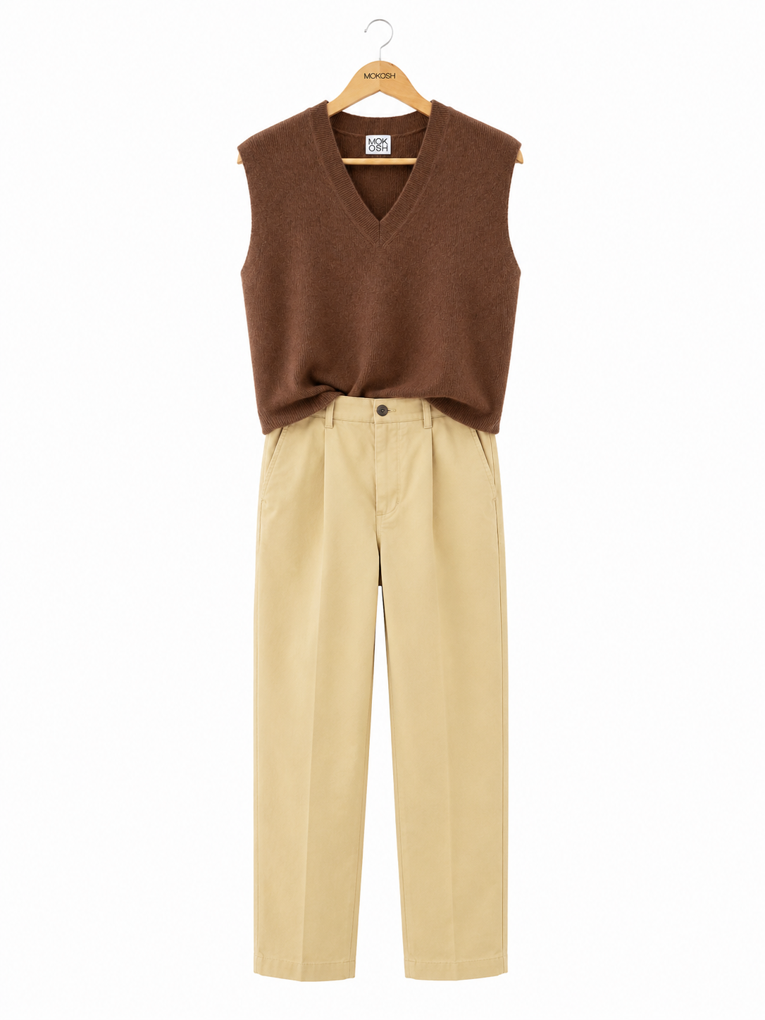 Vest Cashmere Brown