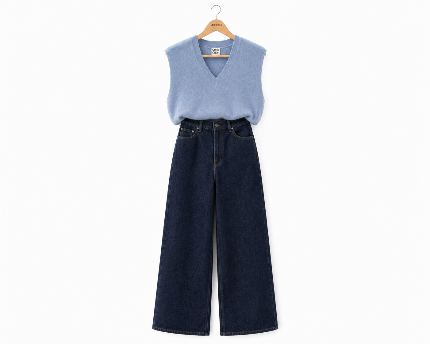 Vest Cashmere Blue