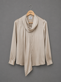 Srajca Mulberry silk champagne