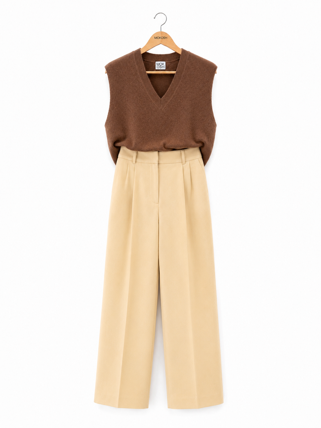 Vest Cashmere Brown