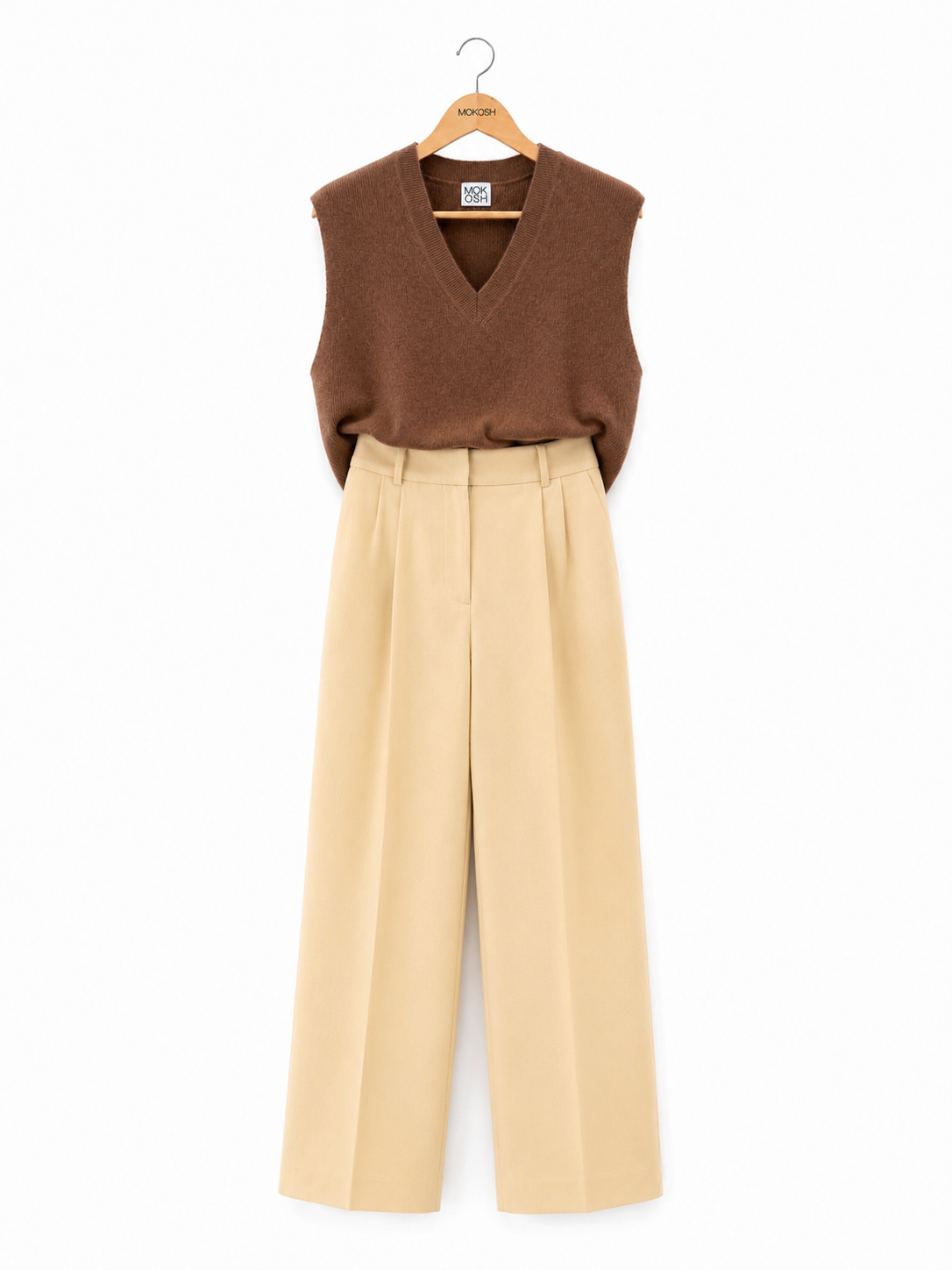 Vest Cashmere Brown