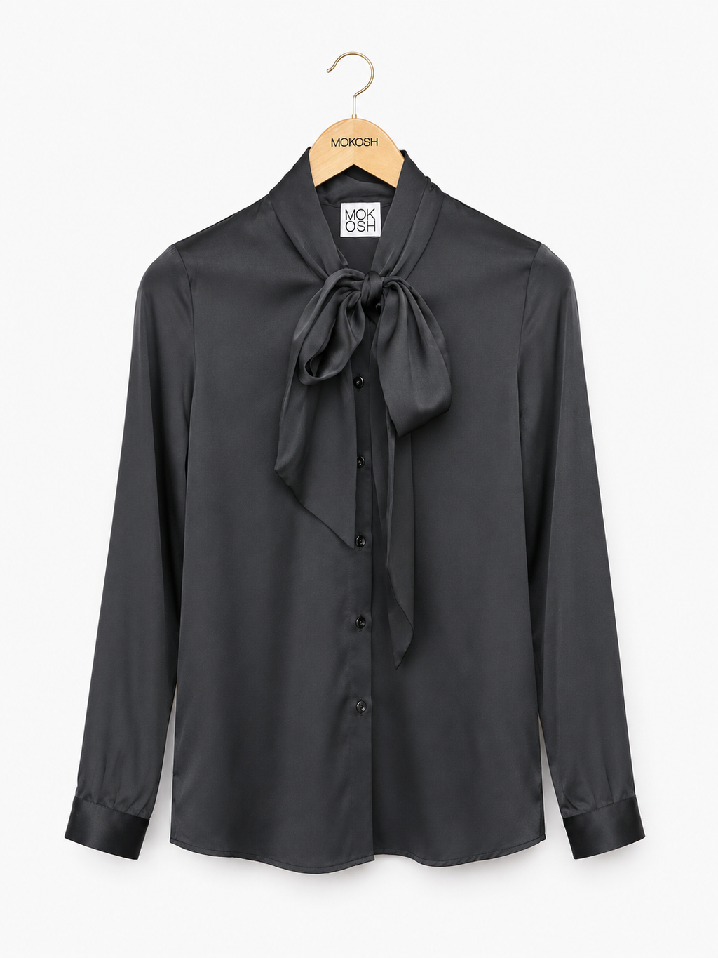 Srajca Mulberry silk black