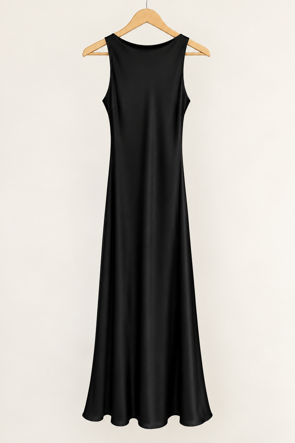 Svilena elegantna obleka - black