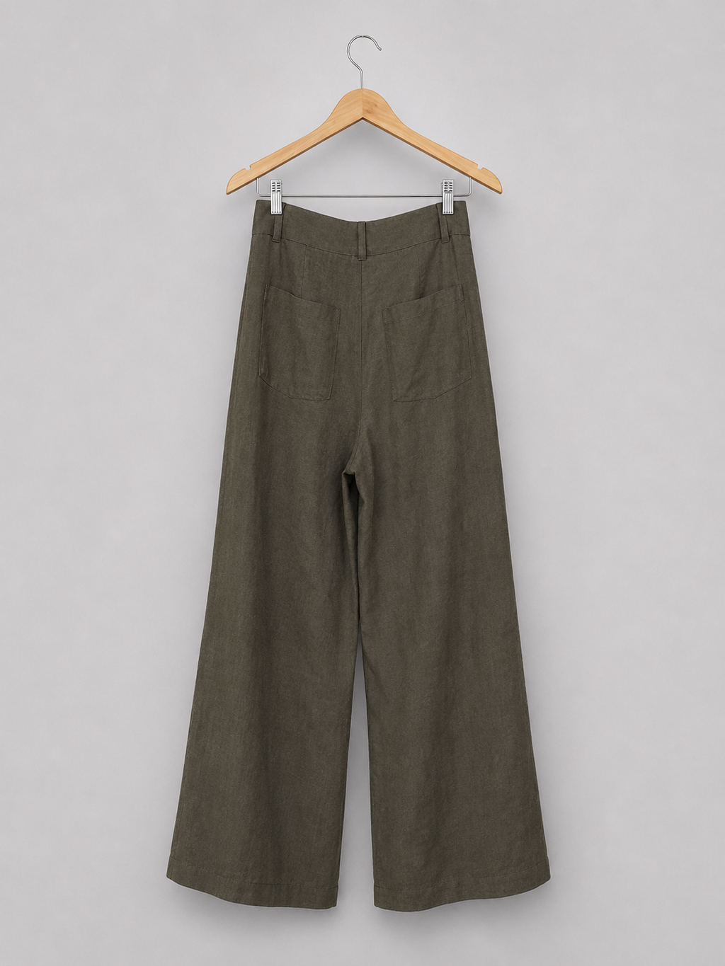 Hlače Linen khaki