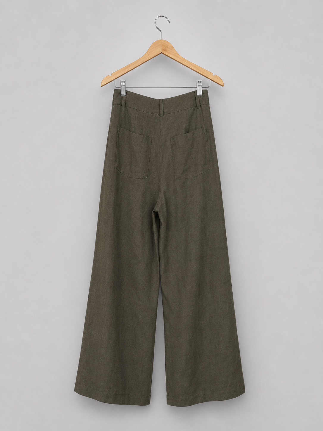 Hlače Linen khaki